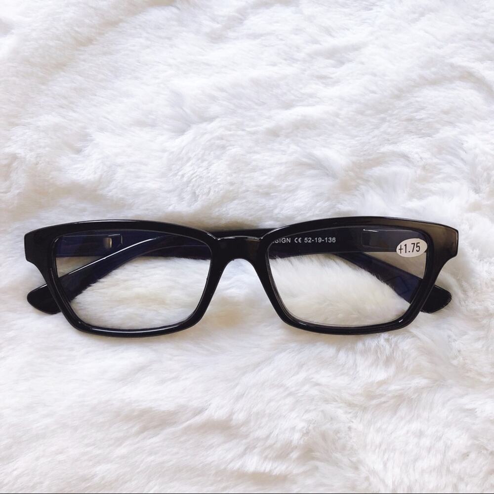 Alek Black Reader Blue Light Glasses